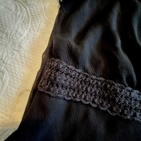 Penningtons womens 22 short sleeve blouse sheer top layer fully lined VGUC - Picture 2 of 6